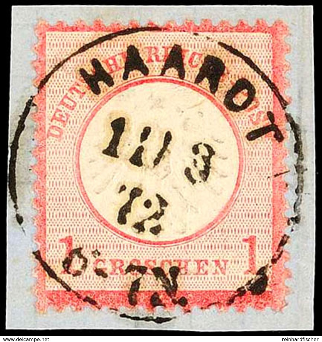 "HAARDT 11/3 72" - K1, Ideal Auf Luxus-Briefstück. Haardt War Genauso Wie Fickenhütten Eine Von Sieben Hüttensiedlungen  - Andere & Zonder Classificatie