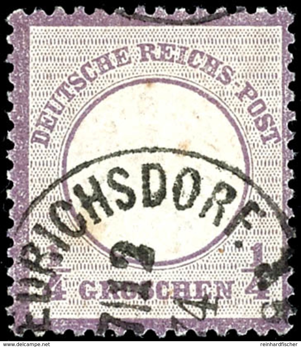 1/4 Gr. In Tadelloser Erhaltung Mit Halbzentrisch K1 (FRI)EDRICHSDORF 7/12 74, Sign. "HK", Mi. 140,--, Katalog: 1 O - Andere & Zonder Classificatie