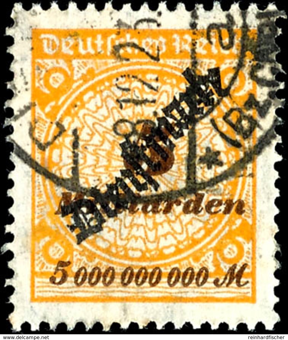 5 Mrd. M. Gestempelt, Sign. Infla Und Winkler BPP, Mi. 110.-, Katalog: 85 O - Andere & Zonder Classificatie