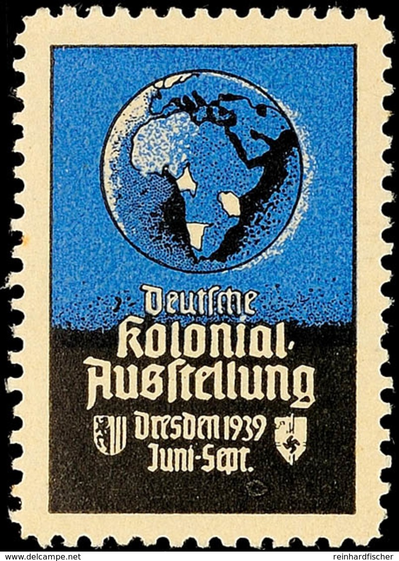 Reklamevignette "Deutsche Kolonialausstellung Dresden 1939"  * - Andere & Zonder Classificatie