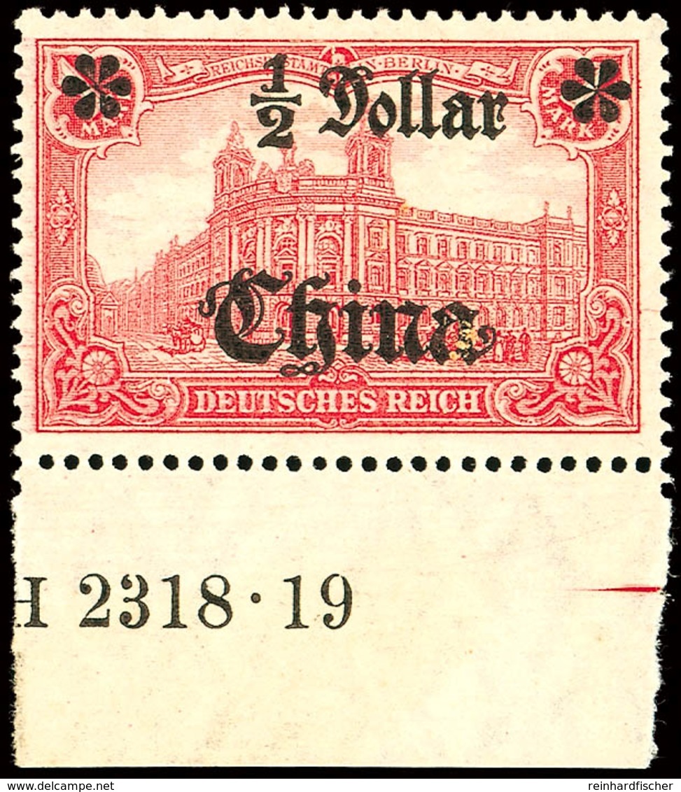 1/2 Dollar In Type BIa Mit HAN 2318.19 Sauber Ungebraucht, Mi. 150.-, Katalog: 44IIBR * - China (offices)