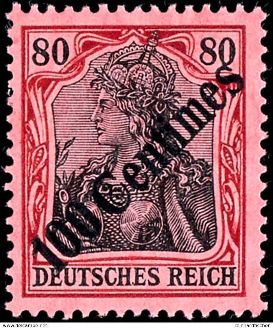 5 Cent Bis 100 Cent, Postfrisch, Luxus,  50 Cent Gepr. Bothe BPP, Sonst Ohne Signatur, Michel 320,-, Katalog: 48/52 ** - Turkse Rijk (kantoren)