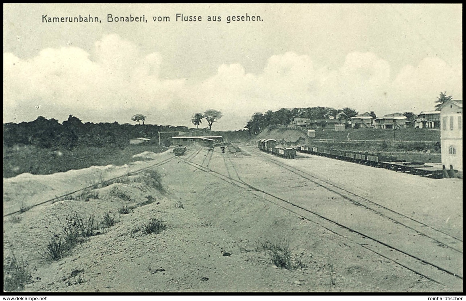 Ansichtskarte "Kamerunbahn, Banoberi, Vom Flusse Aus Gesehen.", Ungelaufen, Gute Erhaltung  BF - Kameroen