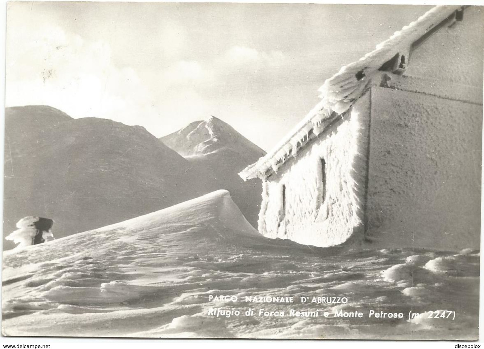 Y4715 Parco Nazionale D'Abruzzo (L'Aquila) - Rifugio Di Forca Resuni E Monte Petroso / Viaggiata 1966 - Altri & Non Classificati