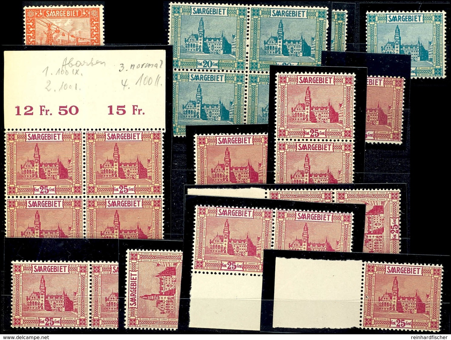 16 Verschiedene Plattenfehler Tadellos Postfrisch: 98I Fotokurzbefund Ney BPP, 99I, II,IV Und V, 100I-XI, Mi. 735,--, Ka - Sonstige & Ohne Zuordnung