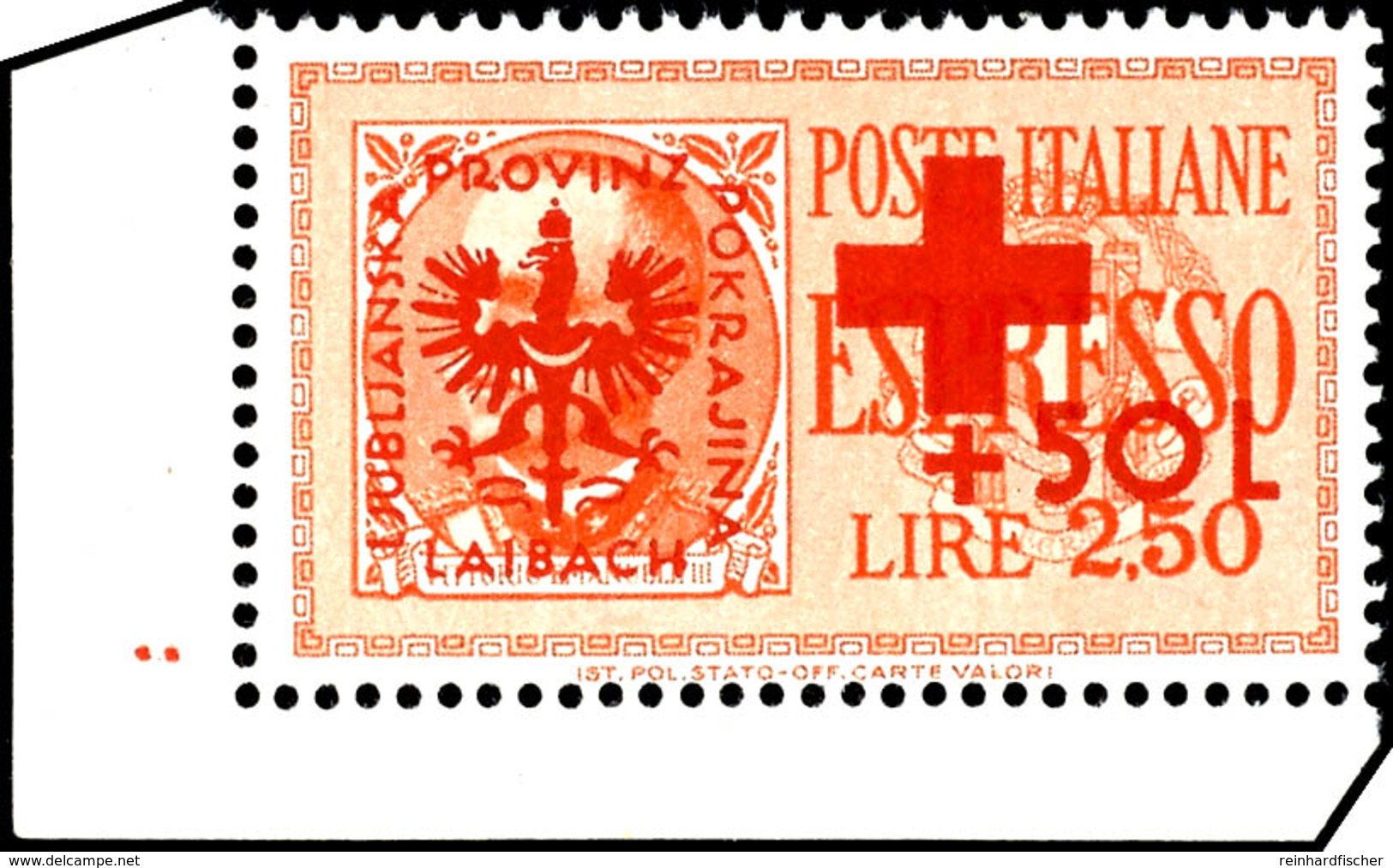 1,25 Und 2,50 L. Rotes Kreuz, Postfr., Mi. 280.-, Katalog: 29/30 ** - Sonstige & Ohne Zuordnung