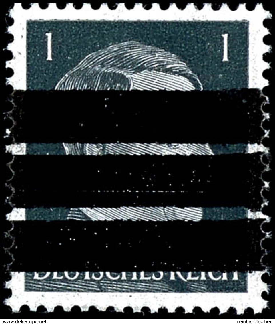 1 Pfg Hitler, Aufdrucktype II, Tadellos Postfrisch, Gepr. Sturm, Mi. 300,-, Katalog: 1II ** - Barsinghausen