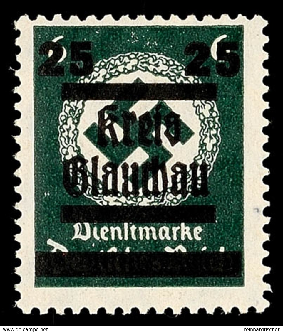 25 Auf 6 Pf. Tadellos Postfrisch, Gepr. Penning BPP, Mi. 55.-, Katalog: 32 ** - Glauchau