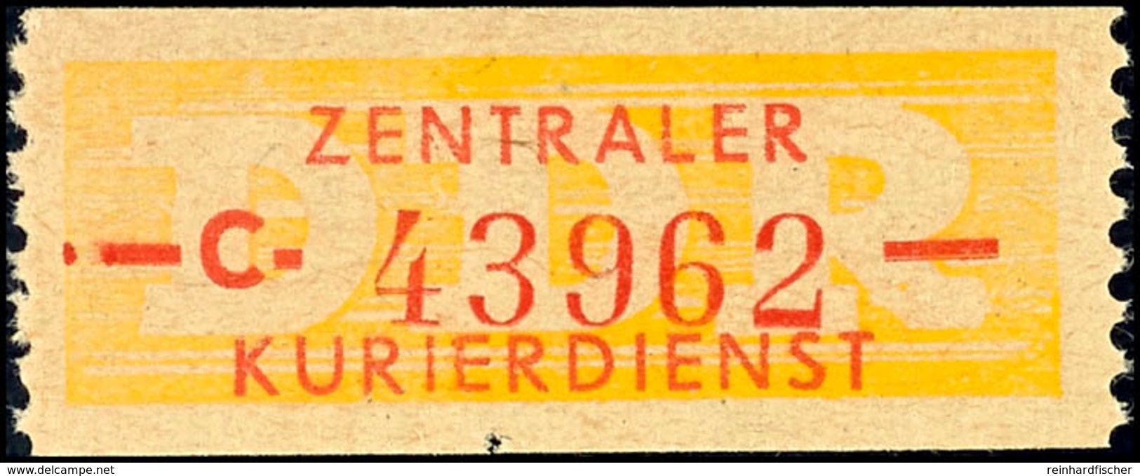 (10 Pf) In Billetform Von Cottbus Tadellos Postfrisch, Mi. 200,--, Katalog: 16C ** - Andere & Zonder Classificatie