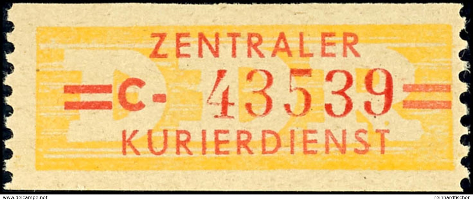 (20 Pf) In Billetform Von Cottbus Tadellos Postfrisch, Mi. 150,--, Katalog: 17C ** - Andere & Zonder Classificatie