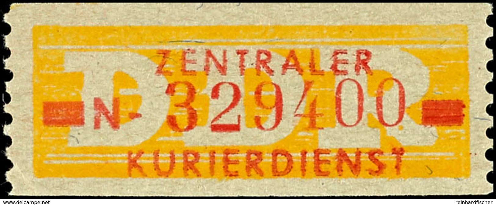 (10 Pf) In Billetform Von Erfurt Tadellos Postfrisch, Tiefst Gepr. Weigelt BPP, Mi. 450,--, Katalog: 18 I N2 ** - Andere & Zonder Classificatie