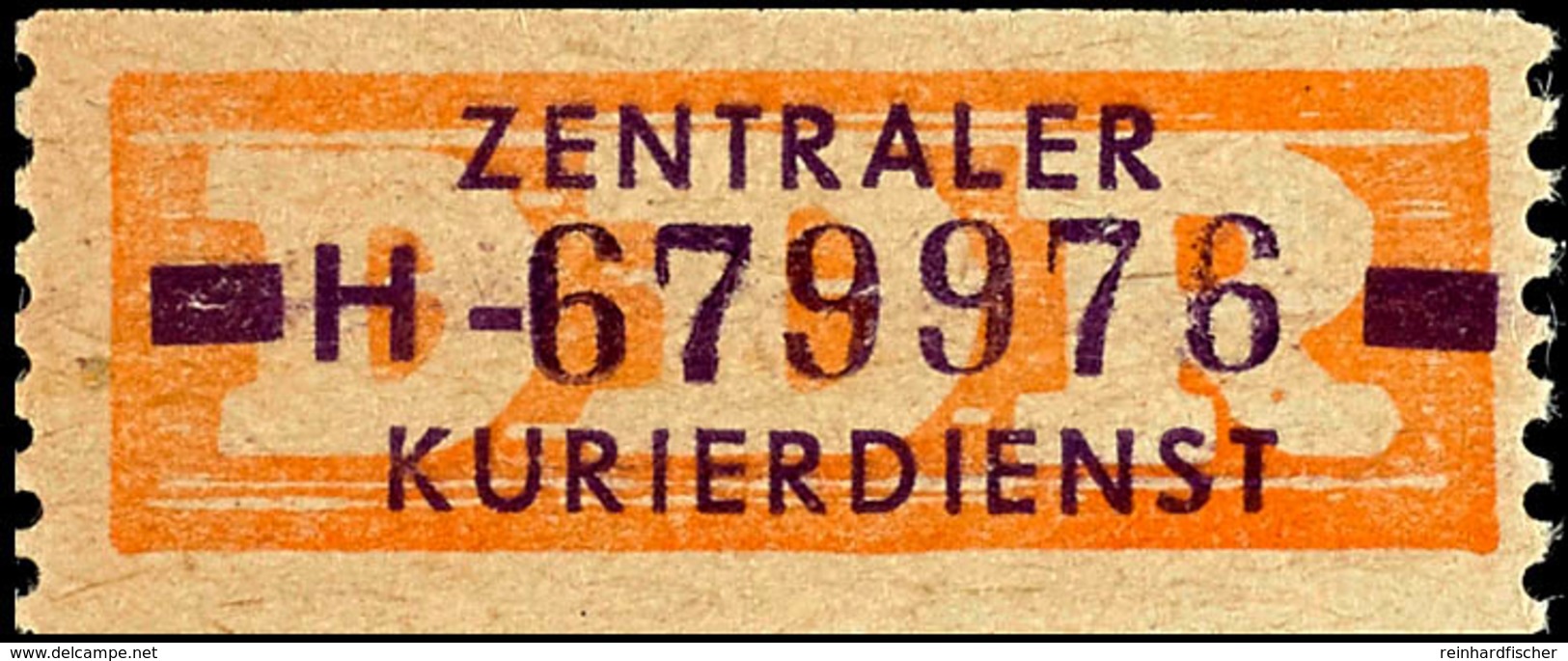 (10 Pf) In Billetform Von Chemnitz Tadellos Postfrisch, Gepr. Weigelt BPP, Mi. 800,--, Katalog: 22H ** - Andere & Zonder Classificatie