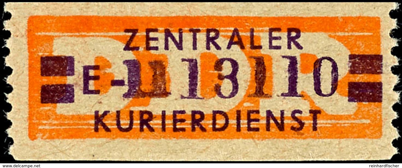 (20 Pf) In Billetform Von Leipzig Tadellos Postfrisch, Tiefst Gepr. Weigelt BPP, Mi. 220,--, Katalog: 23E ** - Andere & Zonder Classificatie