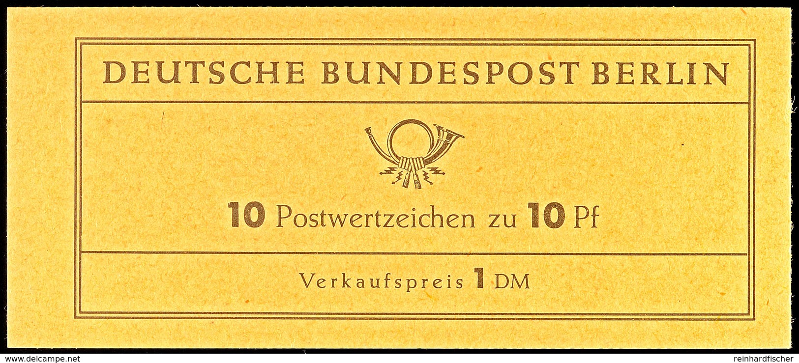 Markenheftchen Dürer, Reklame "Georg Bühler", Postfrisch, Ungeöffnet, Mi. 220,-, Katalog: MH3d ** - Andere & Zonder Classificatie