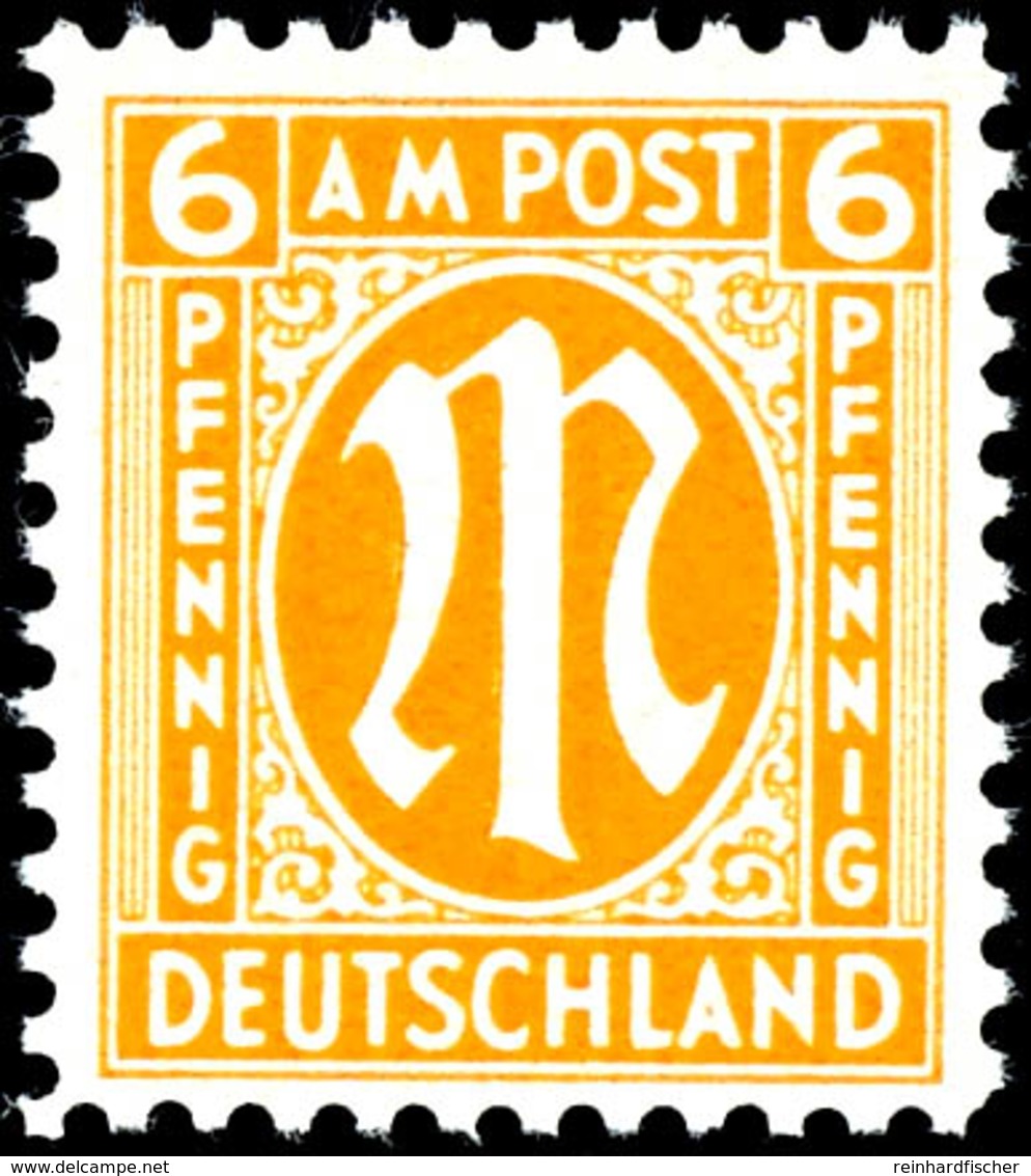 4-25 Pfg., Probedrucke Auf Papier X, Gezähnt L11, Postfrisch, Fotoattest Schlegel A. BPP, Mi. 1.850.-, Katalog: 18/28PII - Other & Unclassified