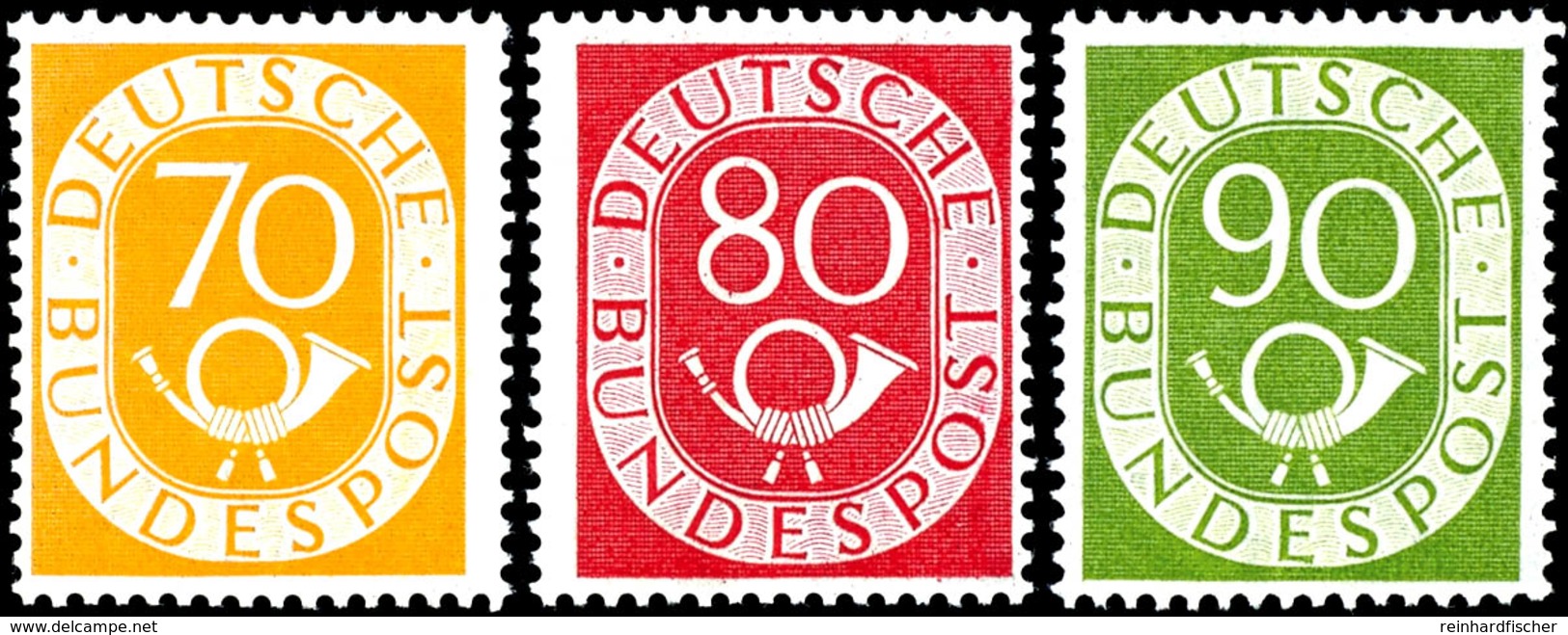 Posthornsatz, Tadellos Postfrisch, Kpl. Satz Zu 16 Werten, Gepr. Schlegel BPP, Katalog: 123/38 ** - Andere & Zonder Classificatie