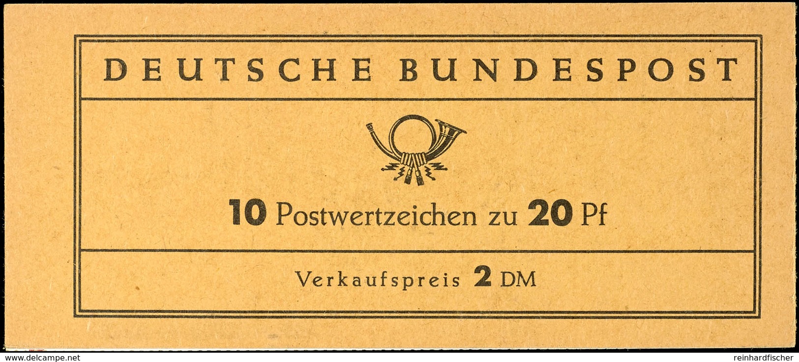 Markenheftchen Bach, Dicker Deckel, Postfrisch, Mi. 220.-, Katalog: MH9v ** - Other & Unclassified
