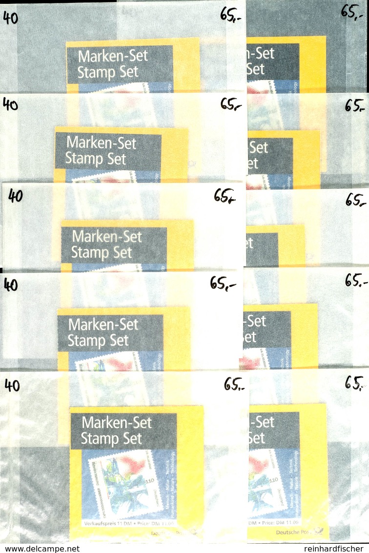 Weltausstellung EXPO 2000, Hannover, 10 Markenheftchen Postfrisch, Mi. 650.-, Katalog: MH40(10) ** - Andere & Zonder Classificatie