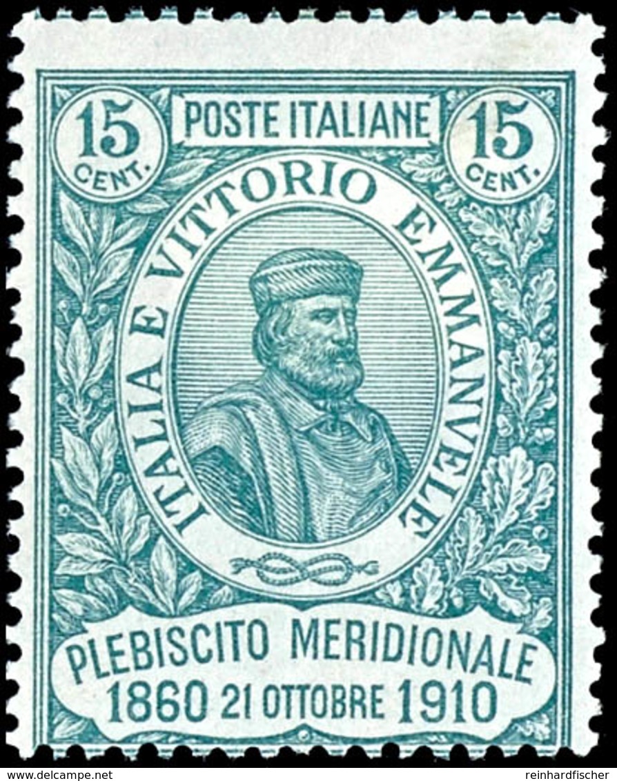 1910, 10 Und 15 Cent Garibaldi, Ungebraucht, Mi. 350,-, Katalog: 97/98 * - Zonder Classificatie