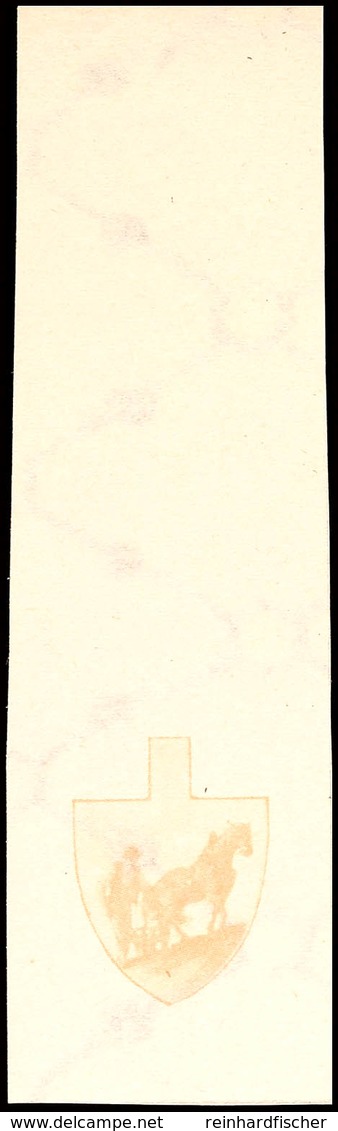 Arbeitsdienst, Kpl. Probedrucksatz "Spaten Ohne Bild"  Auf Gummiertem Wasserzeichenpapier, Postfrisch, Katalog: 94/96Pr. - Kroatië