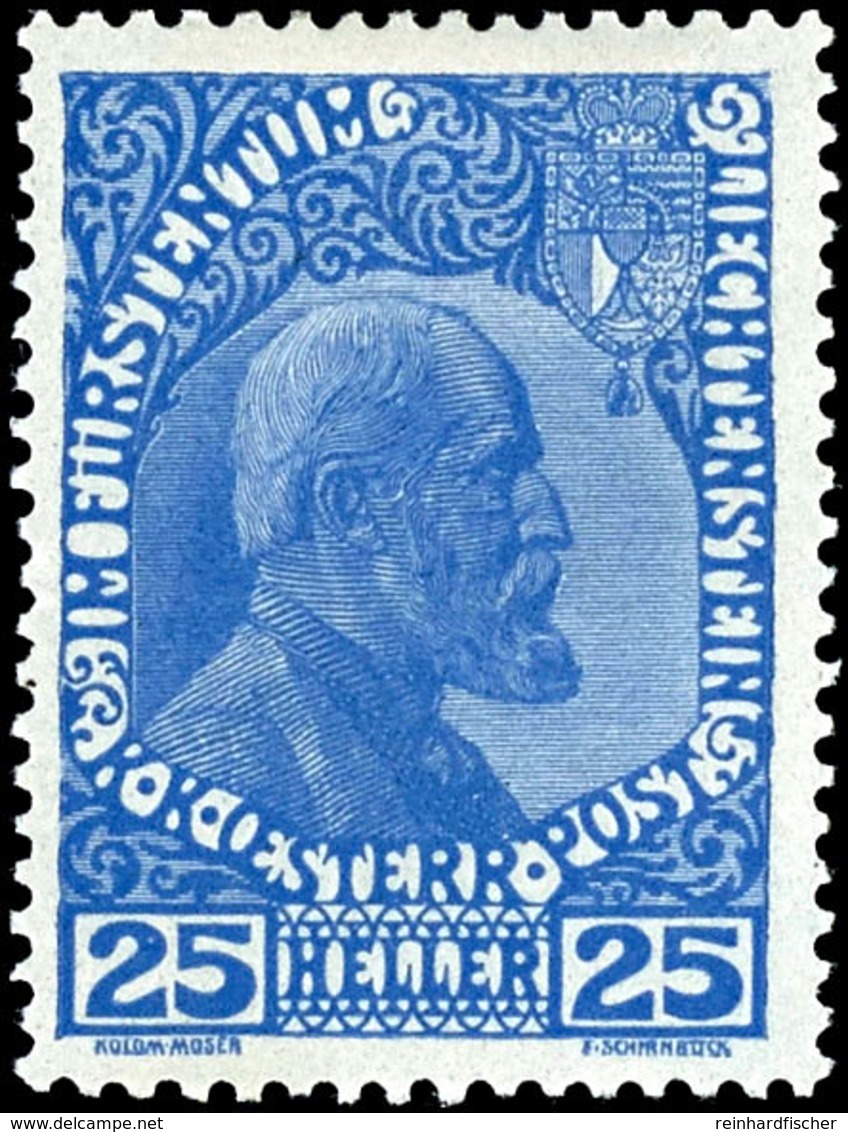 1912, 5 Mark Grün-15 Mark Mittelultramarin, Ungebraucht, Mi. 525,-, Katalog: 1/3yb * - Andere & Zonder Classificatie