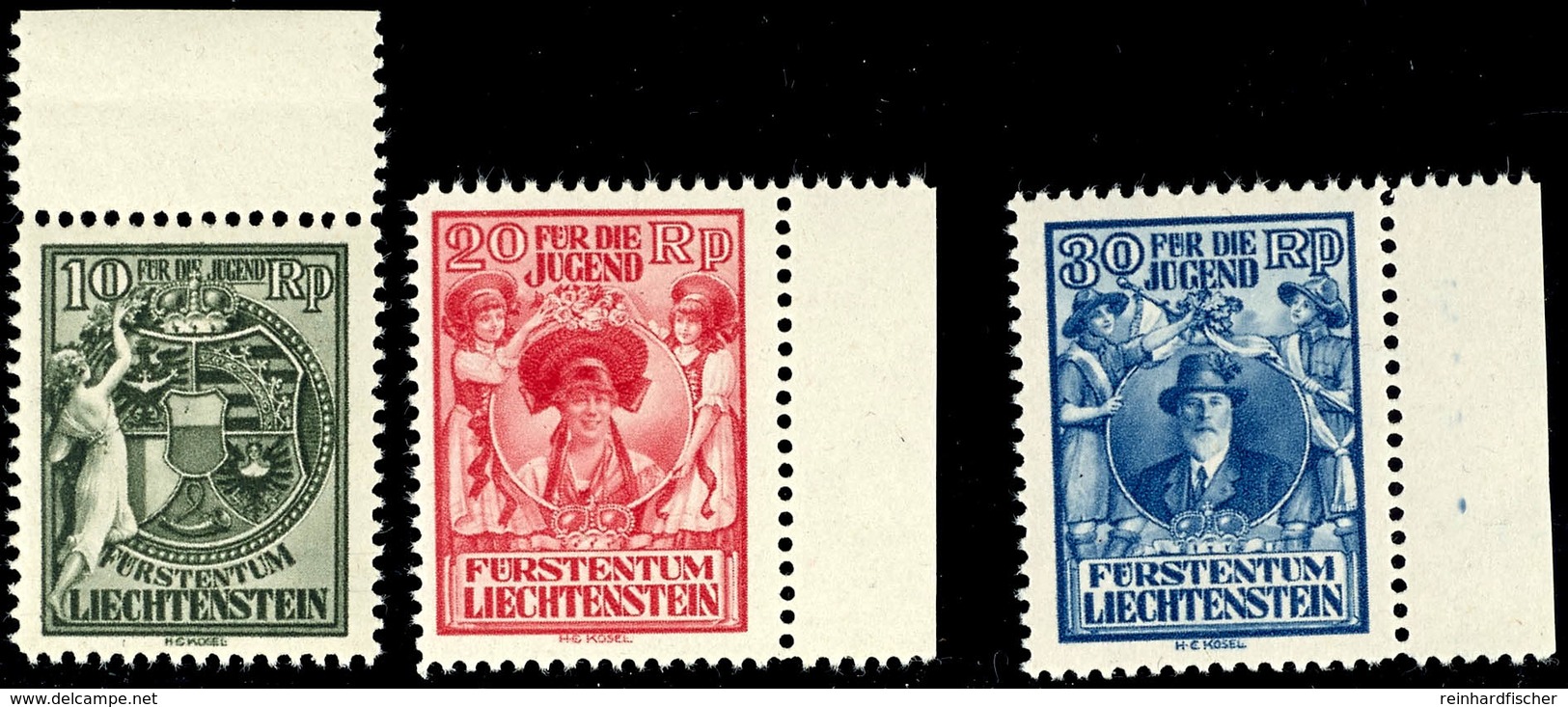 1932, Jugendfürsorge Kpl. Tadellos Postfrisch Mit Rändern, Mi. 220,--, Katalog: 116/18 ** - Other & Unclassified