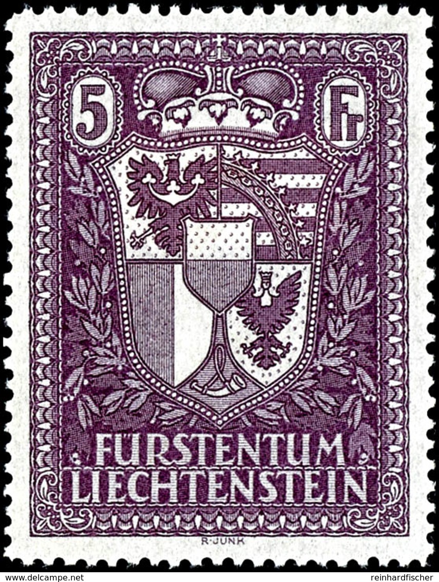 1933, 2-5 Franken Freimarken, Ungebraucht, Mi. 700,-, Katalog: 140/42 * - Andere & Zonder Classificatie