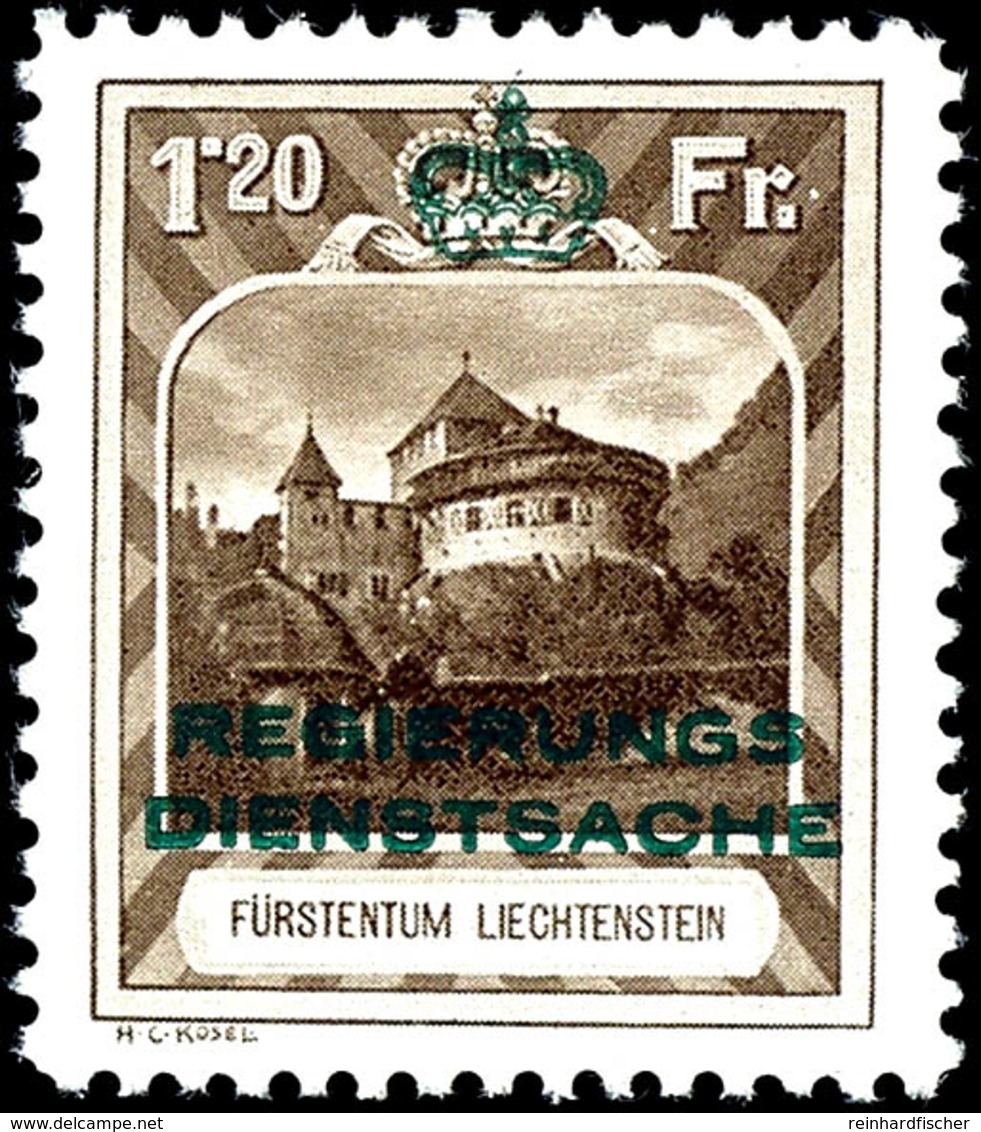 1932, 5 Rupien - 1,20 Franken Landschaften Komplett Ungebraucht, Mi. 480,-, Katalog: 1/8 * - Other & Unclassified
