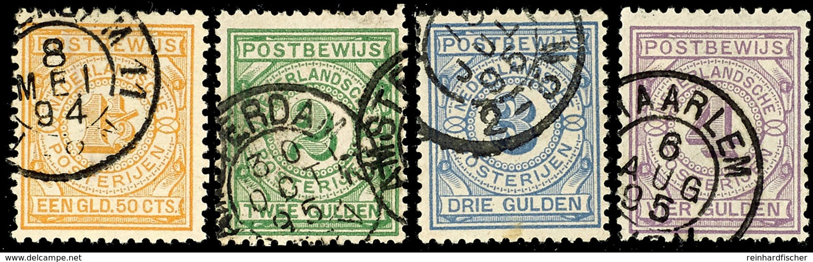 Een Bis Vier Gulden, Vier Gut Gestempelte Prachtstücke, Mi. 353,--, Katalog: 2/5 O - Other & Unclassified