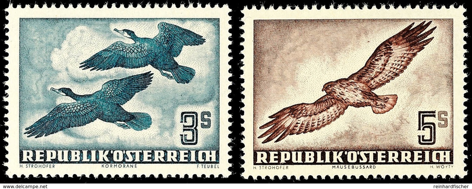 1 Bis 10 S Vögel, Tadellos Postfrisch, Mi. 300,-, Katalog: 984/87 ** - Other & Unclassified