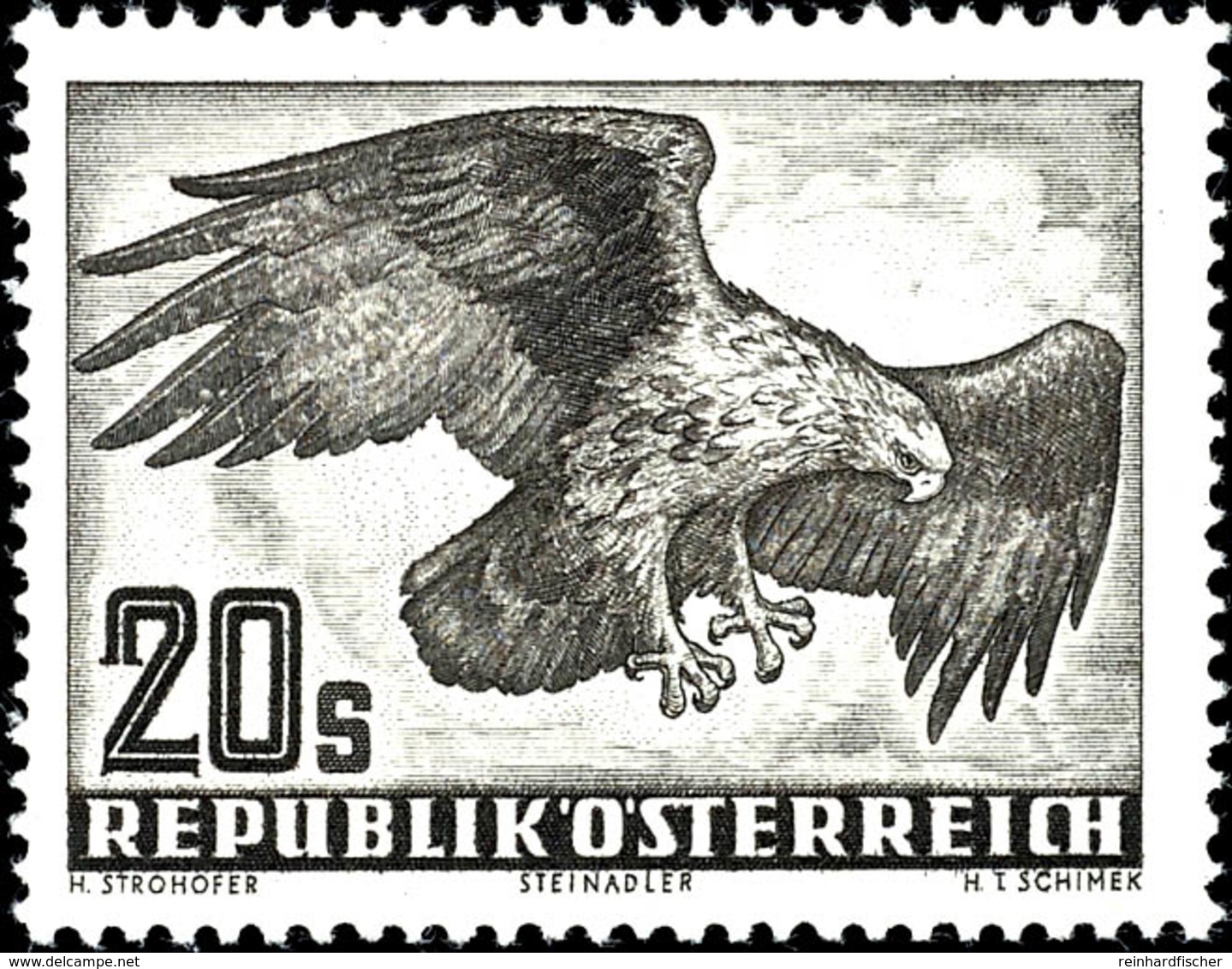 1953, 1 - 10 Sch. Vögel Kpl. Postfrisch, Dazu 20 Sch. Auf Beiden Papierarten, Mi. 376.-, Katalog: 984/87,968x+y ** - Andere & Zonder Classificatie