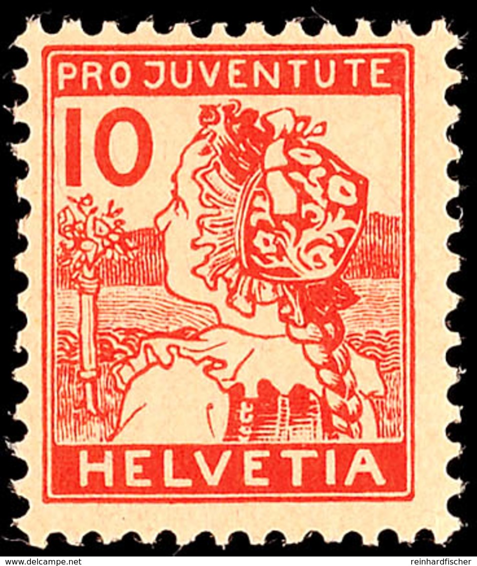 10 C. Pro Juventute 1915, Tadellos Ungebraucht, Katalog: 129 * - Andere & Zonder Classificatie