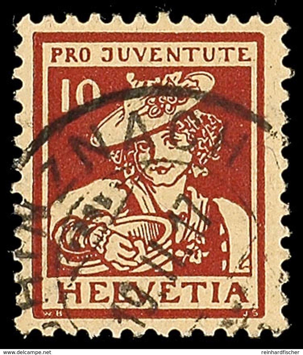 10 + 5 Pro Juventute 1916, Fast Ideal Gestempelt., Katalog: 132 O - Other & Unclassified