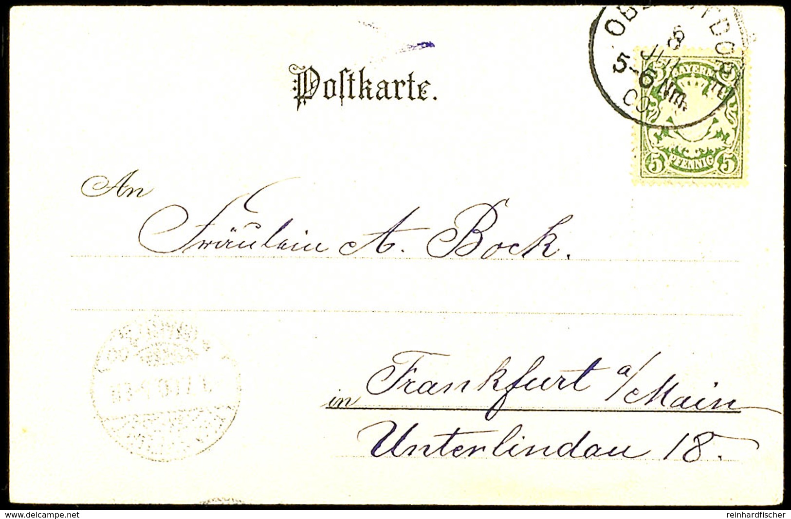 LANDWIRTSCHAFT, 1900, Gruss Aus Den Bergen, Gelaufene Color Karte, Gelaufen, Tadellos  BF - Andere & Zonder Classificatie