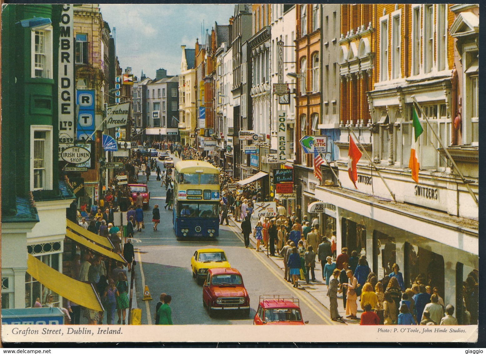 °°° 14838 - IRELAND - DUBLIN - GRAFTON STREET - 1981 With Stamps °°° - Dublin