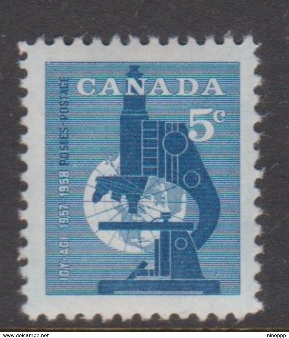 Canada Sc 376 1958 International Geophysical Year,mint Hinged - América Del Norte