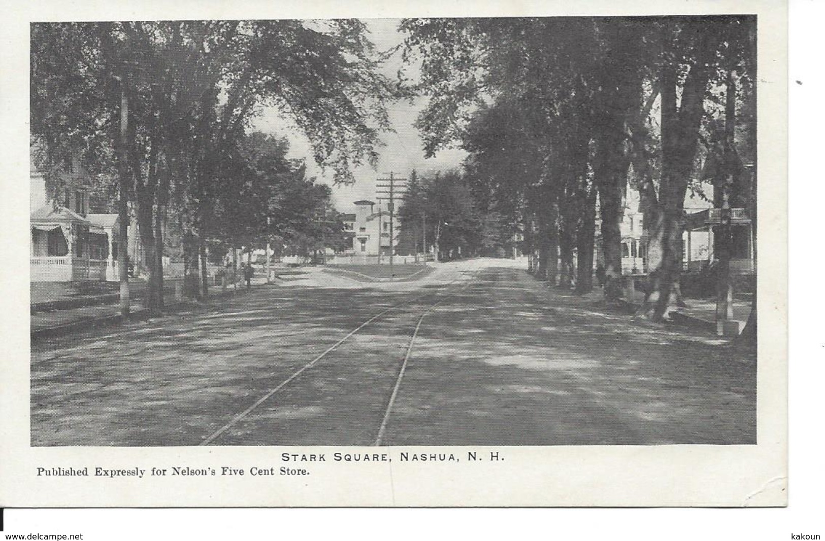 Stark Square, Nashua, N.H., Publ. For Nelson's Five Cent Store(10083) - Nashua