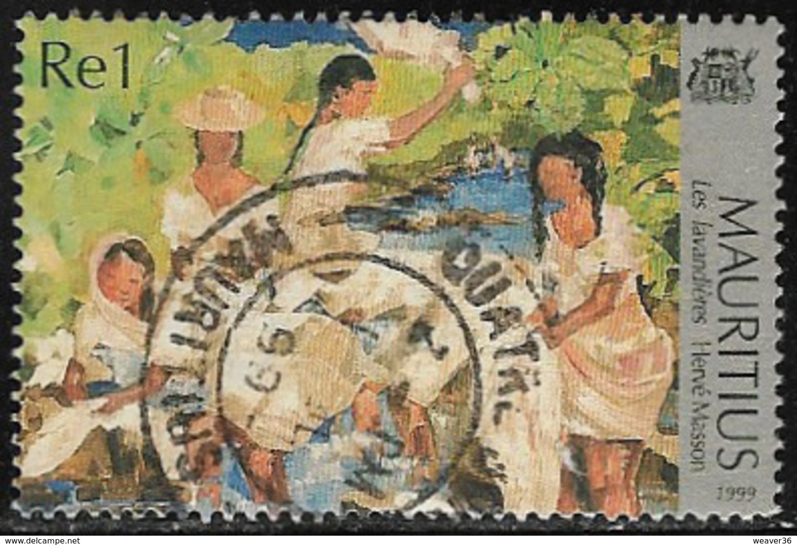 Mauritius SG1001 1999 Mauritius Through Local Artists' Eyes 1r Good/fine Used [28/24561/1D] - Mauritius (1968-...)