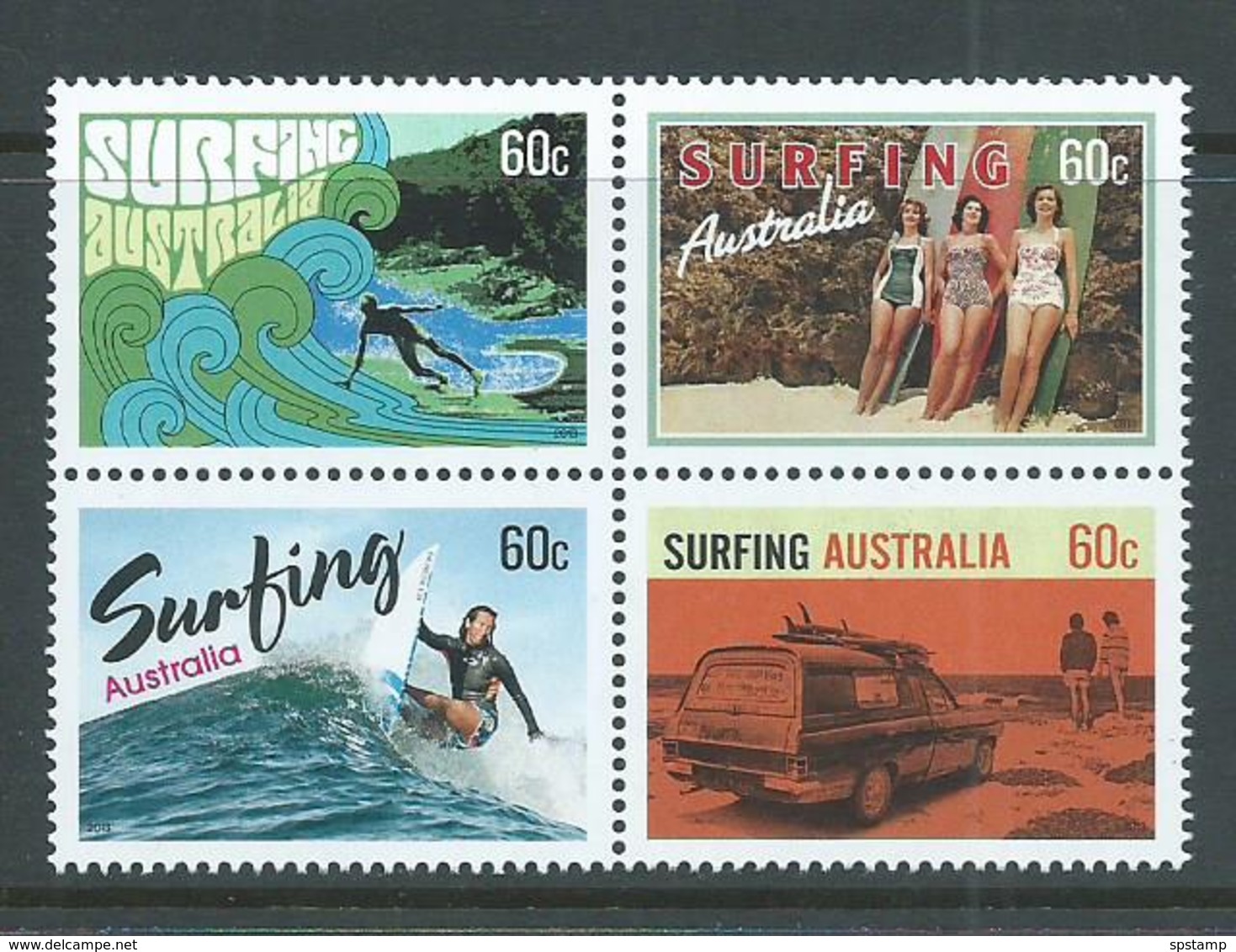 Australia 2013 Surfing Set Of 4 Block Format MNH - Mint Stamps