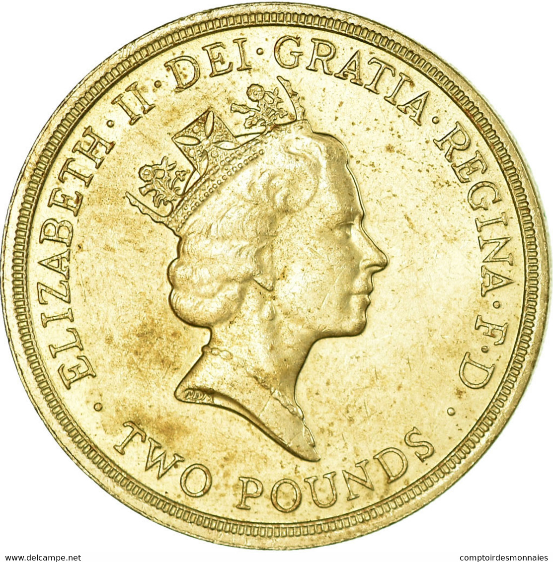 Monnaie, Grande-Bretagne, Elizabeth II, 2 Pounds, 1986, TB+, Nickel-brass - 2 Pounds