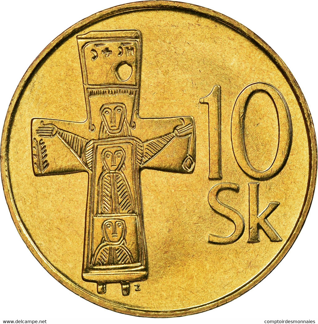 Monnaie, Slovaquie, 10 Koruna, 2003, SUP, Aluminum-Bronze, KM:11 - Slovaquie