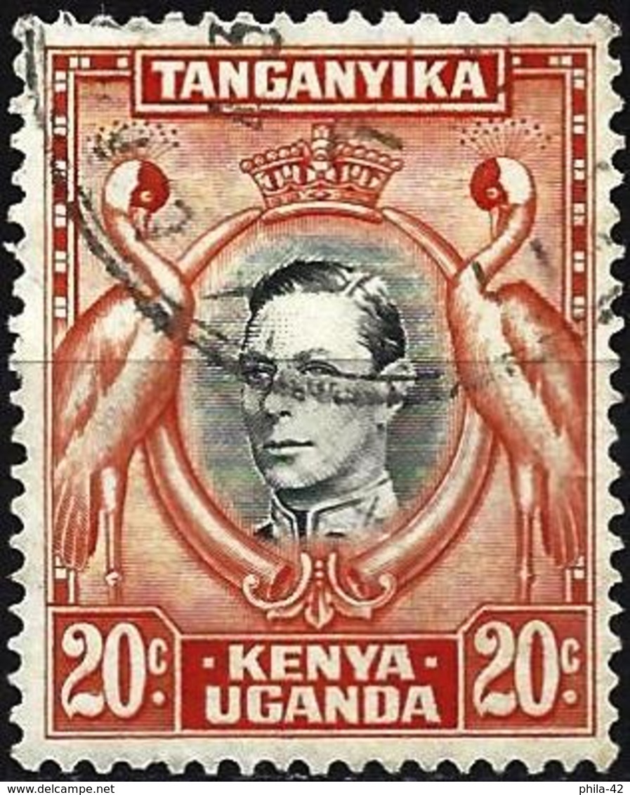 Kenya-Uganda-Tanganyika 1938 - Mi 60A - YT 54 ( King George VI ) Perf. 13¼ - Kenya, Ouganda & Tanganyika