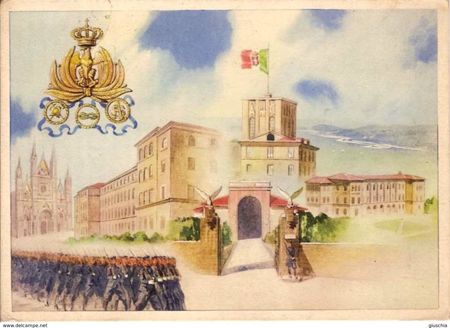 (CM).Scuola Specialisti R.Aeronautica.1941.F.to Grande.Viaggiata (82-a17) - Guerra 1939-45