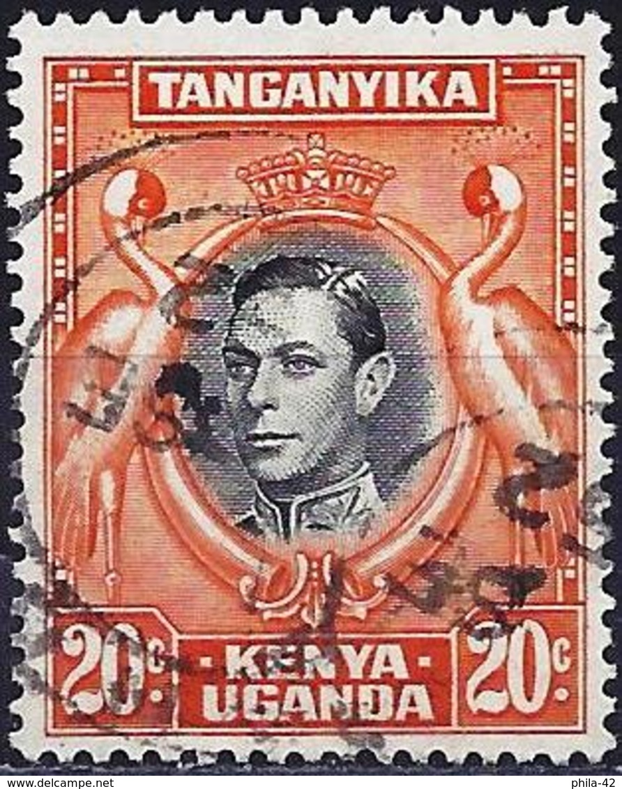 Kenya-Uganda-Tanganyika 1942 - Mi 60D - YT 54b ( King George VI ) Perf. 13¼ X 13¾ - Kenya, Ouganda & Tanganyika