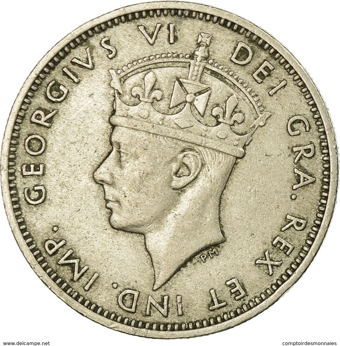 Monnaie, Chypre, Shilling, 1947, TTB, Copper-nickel, KM:27 - Chipre