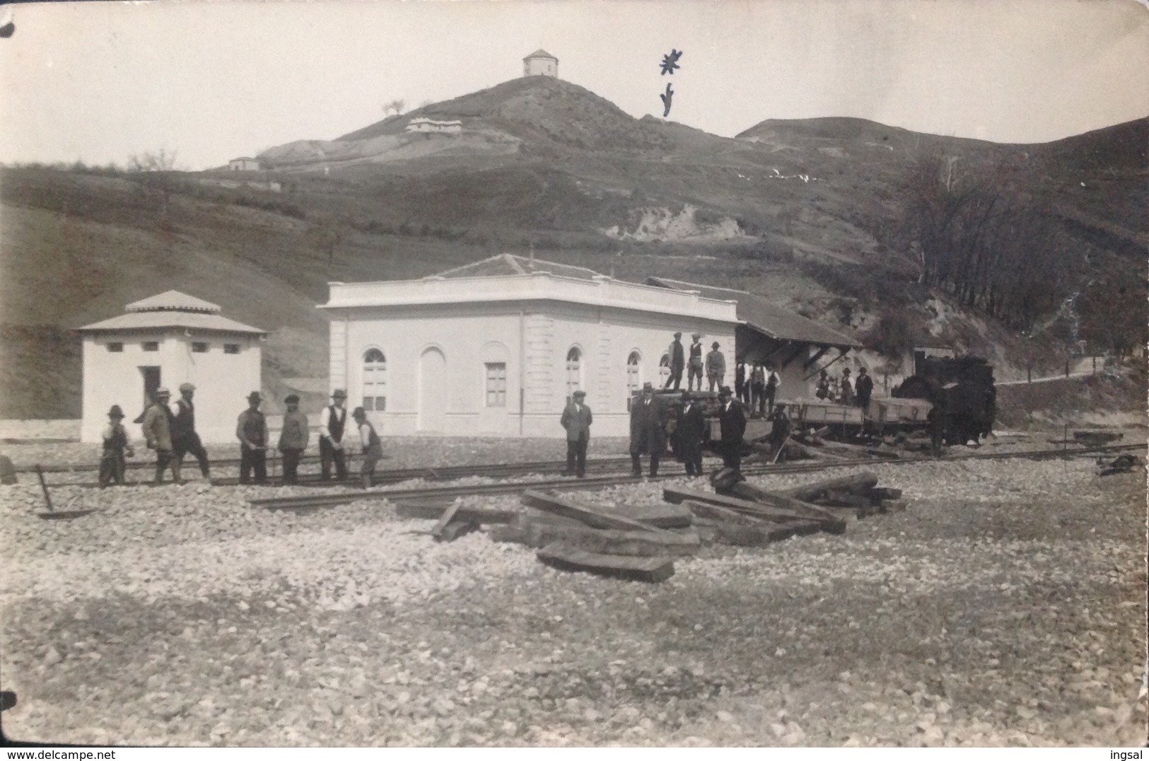 Avigliano.........Nuova Stazione.....cartolina Animata 1927 - Altri & Non Classificati