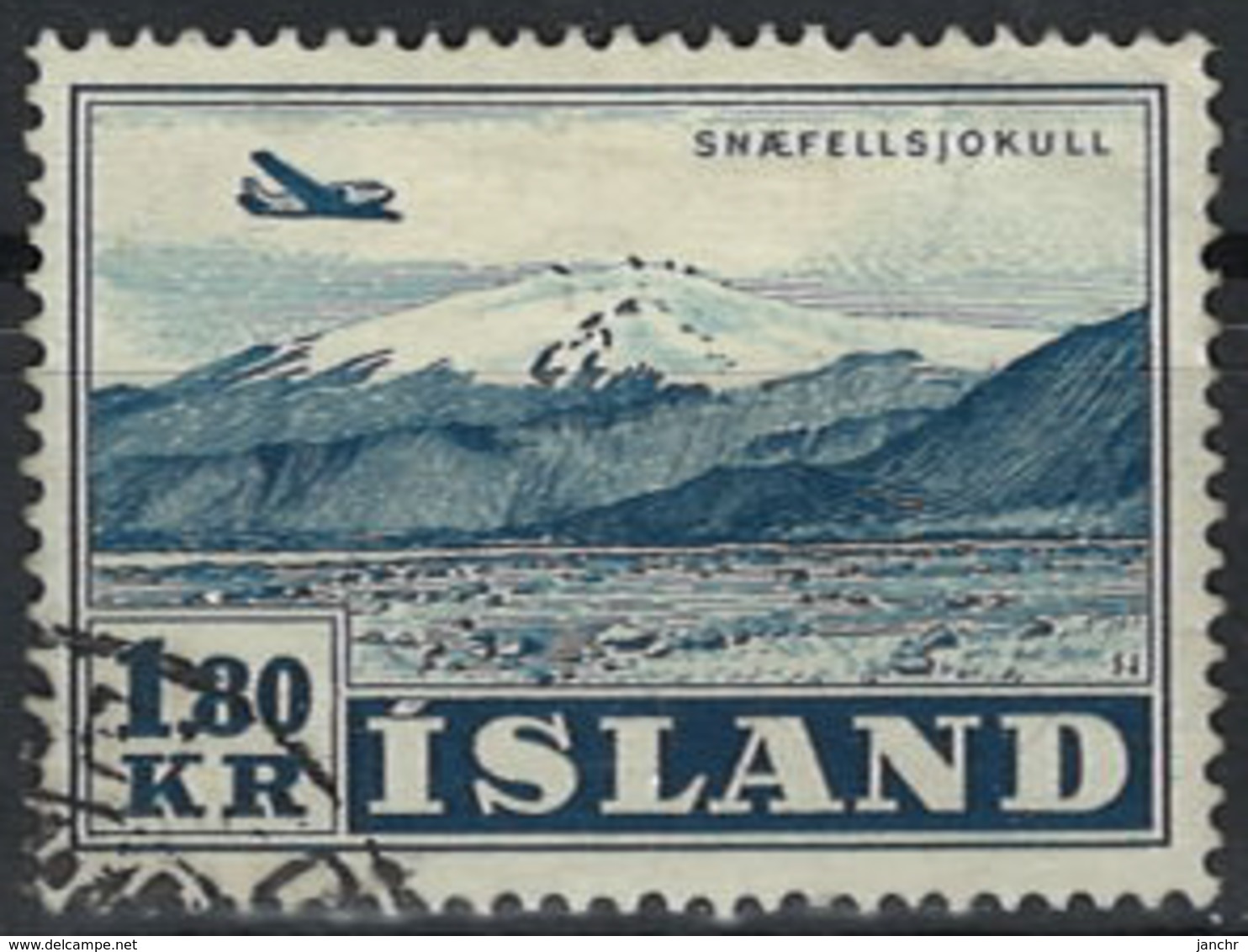 Iceland Island 1952. Mi 278, Used O - Usati