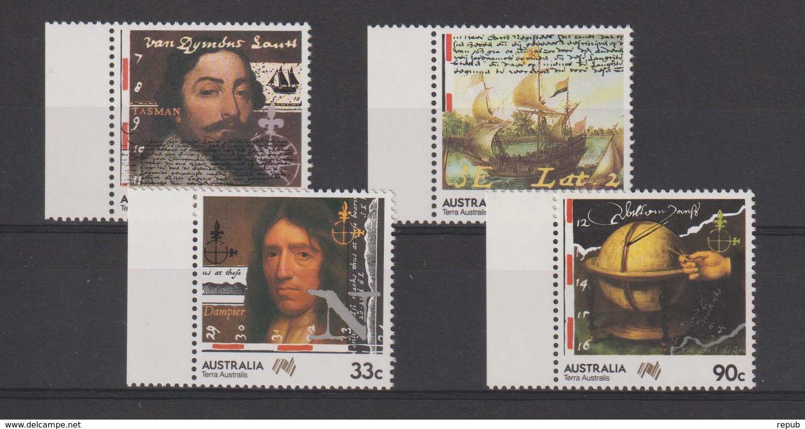 Australie 1985 1er Colons En Australie 900-3 4 Val ** MNH - Nuovi