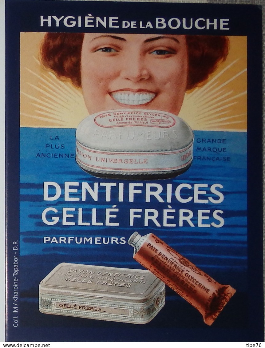 Petit Calendrier Poche 2017   Hygiène De La Bouche Dentifrice Gellé Frères Parfumeurs Pharmacie - Petit Format : 2001-...