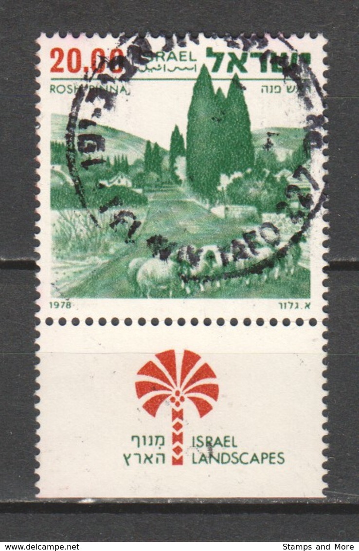 Israel 1978 Mi 765y Canceled - Used Stamps (with Tabs)